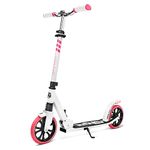 SereneLife, Scooter, Kids Scooters, Scooter for Kids Ages 8-12, Girls Scooter, Boys Scooter, Stunt Scooters for Teenagers 11-15, Folding Kick Scooter, Adult Scooters W/Big Wheels, Kick Scooter (Pink)