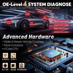 LAUNCH CRP129E OBD2 Scanner – Diagnostic Tool for Engine, ABS, SRS, Transmission