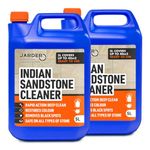 Jarder Indian Sandstone Cleaner 10L – Removes Dirt, Grime, Algae, Mould, and Black Spots, Restores Colour, Safe on All Stone Types