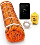 SunTouch TapeMat Electric Radiant Floor Heating Mat Kit and SunStat Command Thermostat, 60 Sq. Ft., (120V)