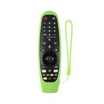 Tech Vibes Silicone Protective Case Cover Compatible with LG AN-MR20GA Magic Remote Shockproof for LG Smart TV Protective Case (Remote Not Included) (Glowing Green)