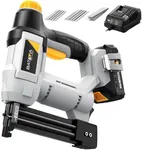 Nail Gun - BATAVIA 20V 18GA Nail Gun Cordless with Battery, 2 in 1 Brad Nailer/Electric Stapler with 2.0Ah Battery and Charger, 800 Nails and 200 Staples Included