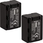 BM Premium 2-Pack of VW-VBT190 Batteries for Panasonic HC-V250, HC-V380, HC-V510, HC-V520, HC-V550, HC-V710, HC-V720, HC-V750, HC-V770, HC-VX870, HC-VX981, HC-W580, HC-W850, HC-WXF991 Camcorder