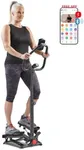 Sunny Health & Fitness Smart Twist Stair Stepper Machine with Handlebar, Space Saving, Connected Fitness with SunnyFIt App – SF-S020027SMART