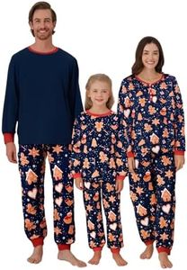 Weixinbuy Christmas Pajamas for Family Plaid Deer Christmas Pjs Sleepwear Matching Christmas Pjs for Family Couple Adult Kids Blue Snowman Baby 3-6 Months