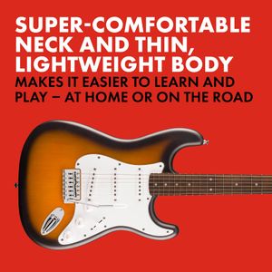 Squier Stratocaster Electric Guitar – Sunburst Finish