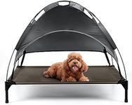 PETLICITY Elevated Dog Bed with Can