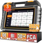 Foxwell NT809 Scanner Bidirectional Scan Tool, Automotive Scanner Diagnostic Tool 30+ Resets, 2024 New All System Car Scanner Diagnostic, ABS Bleeding Oil EPB Battery Match, FCA, 3-Year Updates