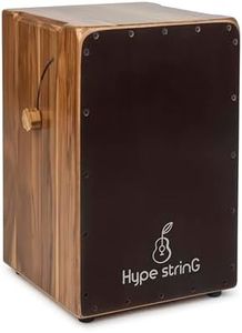 Hype String Solid Wood Adjustable Snare Cajon Box with Deep Bass and Classic Snare Slap – CT700AS