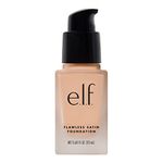 e.l.f. Flawless Finish Foundation, Lightweight & Medium Coverage, Semi-Matte Finish, Alabaster, 0.68 Fl Oz (20mL)