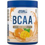 Applied Nutrition BCAA Powder - Branched Chain Amino Acids BCAAs Supplement, Amino Hydrate Intra Workout & Recovery Energy Drink (450g - 32 Servings) (Orange & Mango)