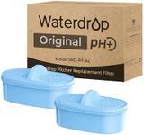 [Original] Waterdrop Alkaline Water Filter Replacement for All Waterdrop Pitcher and Dispenser Filtration System, Increase PH, Improved Coffee Taste, Last Up to 2 Months or 100 Gallons (Pack of 2)