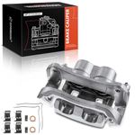 A-Premium Disc Brake Caliper Assembly with Bracket Compatible with Select Toyota and Lexus Models - Highlander 2010-2018, Sienna 2011-2018, RX350 2010-2015 - Front Right Passenger Side