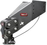 GEN-Y Hitch Rhino Fifth Wheel Pin Box with Gooseneck SnapLatch Coupler | 1,500-4,500 LBS Pin Weight Range - 30K LBS Towing Capacity - Compatable with 2 5/16" Gooseneck Ball - Silver