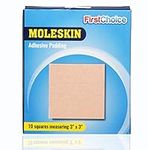 Extra Durable Moleskin Patches - 3" x 3" 10 Pack