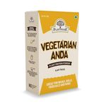 Plantmade Vegetarian Anda/vegan egg Plant Protein Powder: Ideal for Bhurji, Rolls, Fried Rice, and more. High protein, zero cholesterol, gluten-free, low fat, 100% vegan.