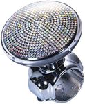 Hypersonic Bling Steering Wheel Knob Spinner M - Fit for Standard Steering Wheels, Smooth Suicide Knob with Bearing - Suitable for Cars, Boats, Trucks & Others