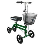 KneeRover Steerable Knee Scooter Knee Walker Crutches Alternative in Green