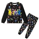 Rainbow Friends Blue Boys Pajamas Tshirt Pants Sets 2pcs Toddler Clothes Sets 5-12Y