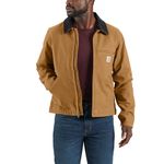 Carhartt Men's Rugged Flex Relaxed Fit Duck Detroit Jacket, Brown, L