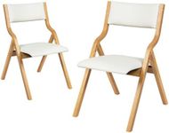 LEVEDE Set of 2 Folding Chairs, Ful