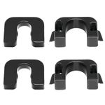 2 Set Rear Parcel Shelf Clips Fastening Bracket Compatible with Ford Fiesta Focus Nissan B-MAX Mondeo Citroen DS3 C3 1539663 8A6146698AA 015532109E Retainer Luggage Rack Replacement