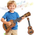 YEZI Kids Toy Classical Ukulele Guitar Musical Instrument, Maroon