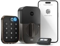 Yale Security Assure Lock 2 Touch Deadbolt, Oil Rubbed Bronze Key-Free Smart Entry Door Lock with Z-Wave (ZW3) Connected Touchscreen Keypad for Code Entry and Remote Access, YRD430-F-ZW3-0BP