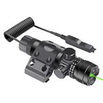 Feyachi GL6 Tactical Green Laser Sight with 45 Degree M61 Mlok Rail Mount and Pressure Switch