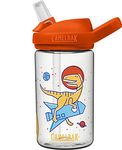 CamelBak Eddy+ Kids BPA-Free Water Bottle with Straw, 14oz, Space Dinos