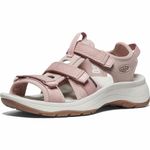 KEEN Women's Astoria West Open Toe Sandal, Fawn/Silver Birch, 7.5 UK