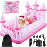 Relaxgiant Pink Castle Inflatable K