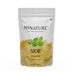 100% Natural Sidr Powder by mi nature | 227g (8oz) (0.5 lb) | Sidr leaves Powder for hair | Natural Hair conditioner | Natural source of mucilages and saponins | Natural hair cleanser