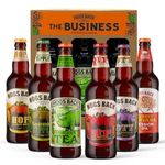 HOGS BACK BREWERY The Business Bottled Beer Gift Set | A Mixed Selection of Traditional Real Ales including Bitters, IPAs and Dark Beers | 6 x 500ml | Bottles | Perfect Birthday Present or Gift