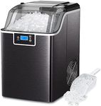 Cobuy Nugget Ice Maker Countertop, Cobuy Portable Ice Maker for Soft & Chewable Nugget Pellet Ice, 20kg/Day, Self-Cleaning, for Home Office Bar Party