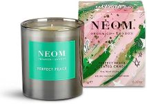 NEOM- Perfect Peace Candle (1 Wick) Pine, Myrrh & Lime Peel | Festive Fragrance | Christmas