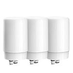 Faucet Filter Replacement, Compatible with Brita 36311 On Tap Faucet Water Filtration System, Brita FR-200, FF-100 Replacement Filters for Faucets, Reduces Lead, BPA Free, 3-Pack