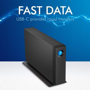 LaCie d2 Professional 8TB External Hard Drive – USB-C Desktop Storage
