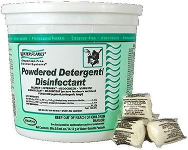 Stearns Water Flakes Powdered Detergent Disinfectant in Premeasured Packets (2 Pails per Case; 90-0.5 oz. Packets per Pail)