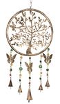 Purity Style Tree of Life Hanging Windchime/Mobile with Bells, Beads and Butterflies