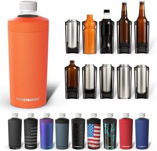Frost Buddy XL Can Cooler - Fits 12/16/20/24 oz Cans & Bottles (Orange)