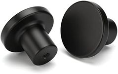 LONTAN 4 Pack Black Knobs Black Dra