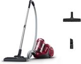 Rowenta Swift Power Cyclonic Aspirateur sans sac, Capacité 1,2 L, Haute performance, Moteur basse consommation, Compact, Brosse parquet RO2933EA, Bordeaux