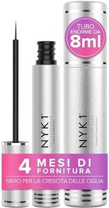 LashForce Siero per ciglia (XL – 8 ml) NYK1, siero per ciglia senza ormoni, per la crescita delle ciglia, vincitore del test per ciglia naturali più lunghe e più dense