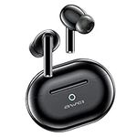 AWEI S1 Pro Active Noise Cancelling Wireless Earbuds, Bluetooth 5.3 Headphones with 4 Mics Call, Hi-Fi Stereo Sound Deep Bass, Ultra Long 24H Playtime, IPX7 Waterproof Earphones for Workout and Sport