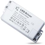 REYLAX LED Driver 24V 30W 1.25A, LED Transformer 240 to 24V DC, Constant Voltage LED Power Supply Adapter, Low Voltage Transformer, Electronic LED Converter for LED Strips, LED Light Bulb and Doorbell