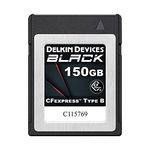 Delkin Devices BLACK CFexpress Type B Memory Card, up to 1725MB/s Read, 1530MB/s Write, for Professional Video and Photography (150GB)