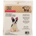 Dimensions Frenchie Needle Felting Kit, Multicolor 4 Piece