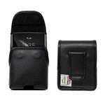 Turtleback Holster Designed for Motorola Razr (2020) 5G (2019) Vertical Belt Case Black Leather Pouch with Executive Belt Clip, Made in USA