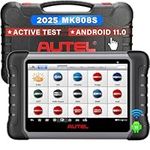 Autel Scanner MaxiCOM MK808S: 2025 Bidirectional Tool Same as MK808BT Pro, 28+ Service, Active Test, All System Diagnosis, Injector Coding, Android 11